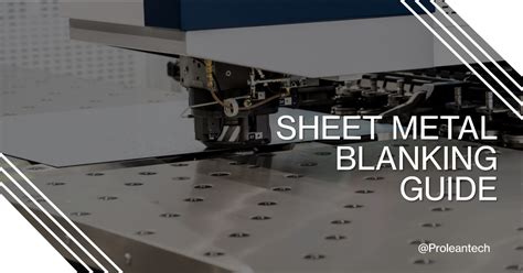 blank sheet metal fabrication|sheet metal blanking procedure.